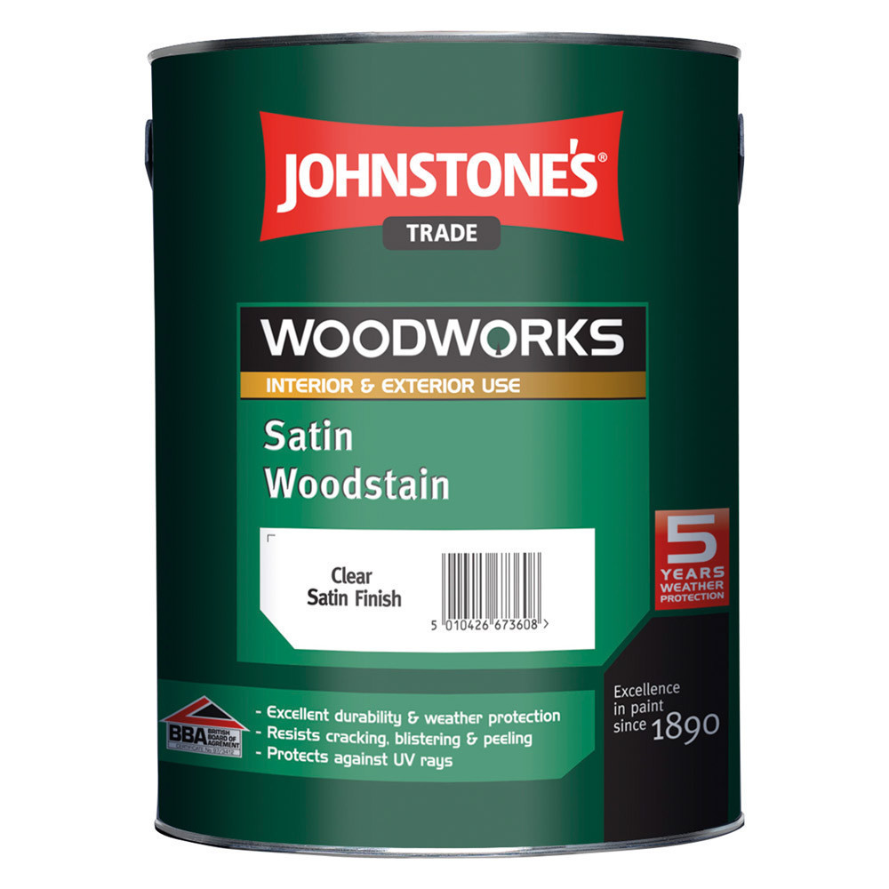 Полуматовый лессирующий антисептик Johnstone's Satin Woodstain 5 л Прозрачный
Полуматовый лессирующий антисептик Johnstone's Satin Woodstain 5 л Прозрачный