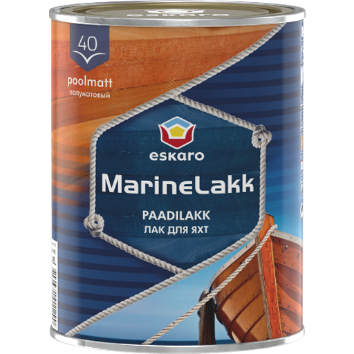 Лак для яхт Eskaro Marine Lakk 40 0,95 л - Уретан-алкидный лак для палуб, кают, деревянных частей лодок, яхт, катеров
Лак для яхт Eskaro Marine Lakk 40 0,95 л - Уретан-алкидный лак для палуб, кают, деревянных частей лодок, яхт, катеров
