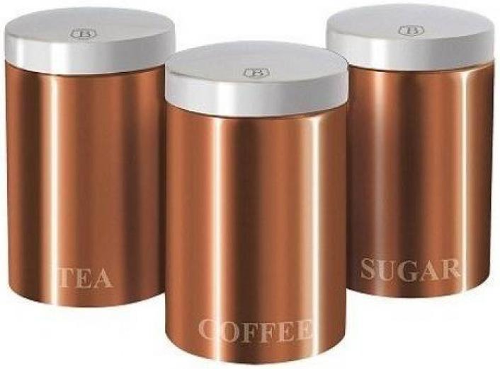 Набор банок Berlinger Haus Rose Gold 3 банки Ø11х17.8см из нержавеющей стали для кофе, чая и сахара
Набор банок Berlinger Haus Rose Gold 3 банки Ø11х17.8см из нержавеющей стали для кофе, чая и сахара