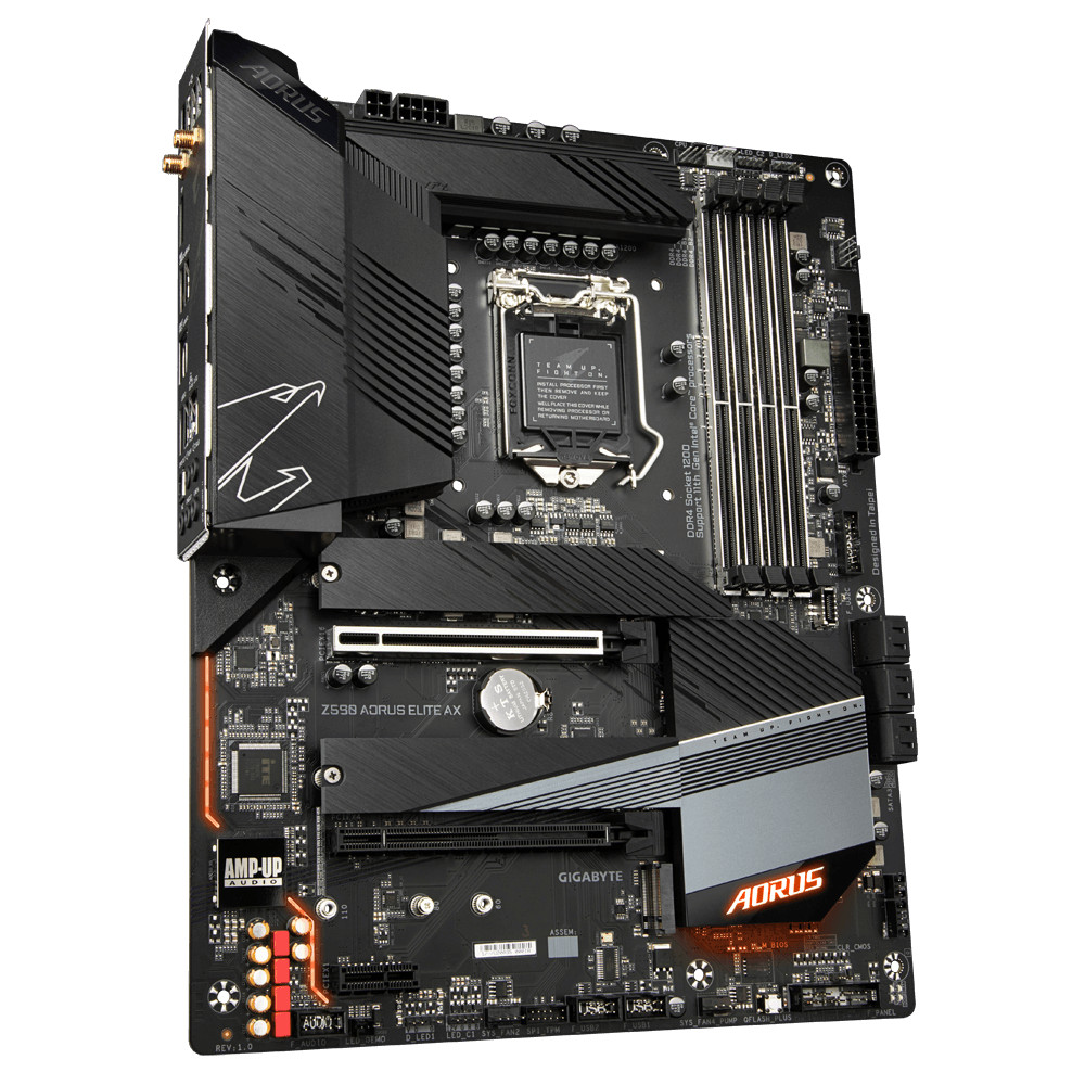 Материнская плата GIGABYTE Z590 AORUS ELITE AX LGA1200 DDR4 6xSATA 2xM.2 WiFi ATX MB
Материнская плата GIGABYTE Z590 AORUS ELITE AX LGA1200 DDR4 6xSATA 2xM.2 WiFi ATX MB