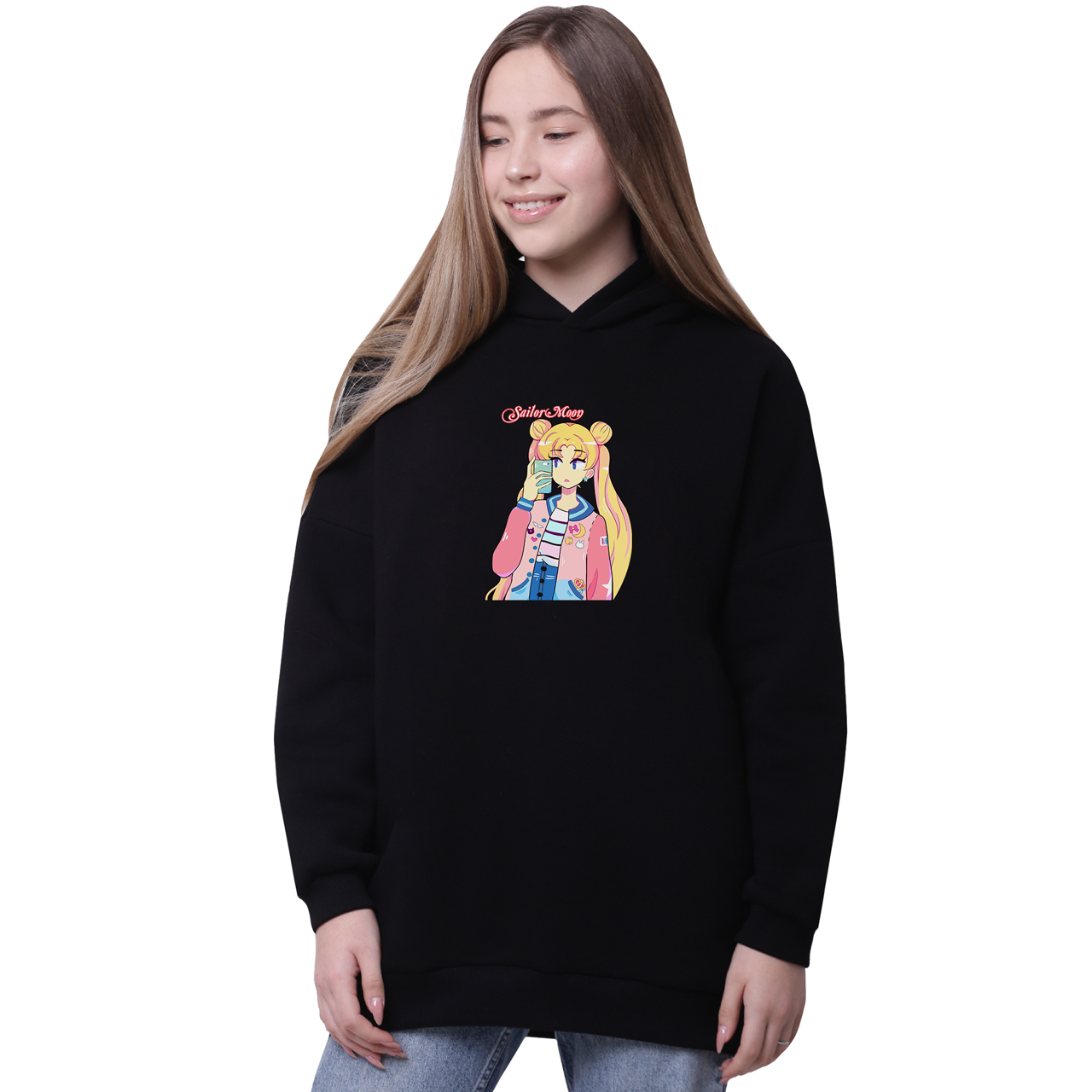 Худи для девочек удлиненный Сейлор Мун (Sailor Moon) Черный (35962-2924-2) 140 см
Худи для девочек удлиненный Сейлор Мун (Sailor Moon) Черный (35962-2924-2) 140 см
