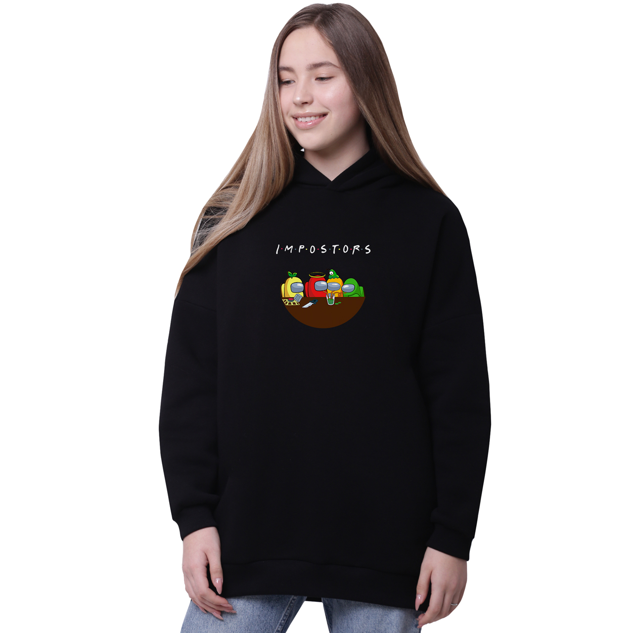 Худи для девочек удлиненный Амонг Ас (Among Us) Черный (35962-2415-3) 146 см
Худи для девочек удлиненный Амонг Ас (Among Us) Черный (35962-2415-3) 146 см