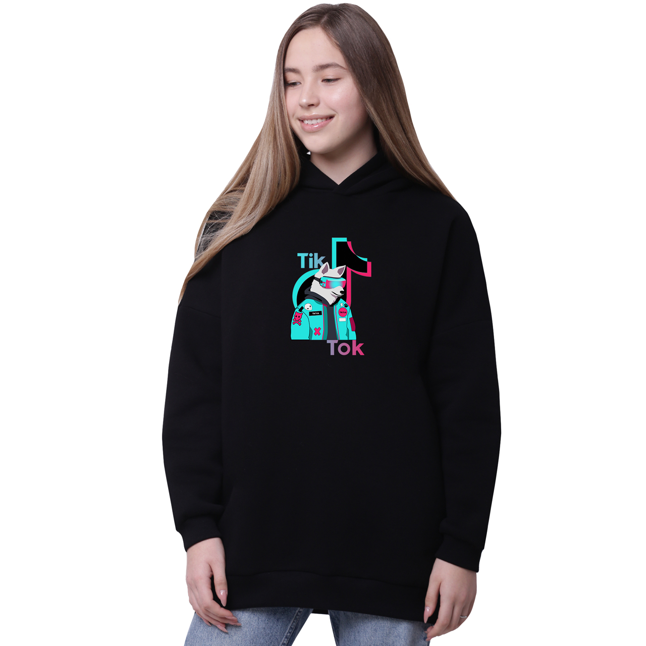 Худи для девочек удлиненный Волк ТиТок (Wolf TikTok) Черный (35962-1645-6) 164 см
Худи для девочек удлиненный Волк ТиТок (Wolf TikTok) Черный (35962-1645-6) 164 см