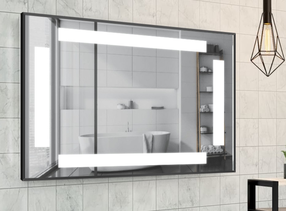 Зеркало в алюминиевой раме c LED подсветкой Smart Mirror сенсорное Milano-R 80 x 90 см Прямоугольное
Зеркало в алюминиевой раме c LED подсветкой Smart Mirror сенсорное Milano-R 80 x 90 см Прямоугольное