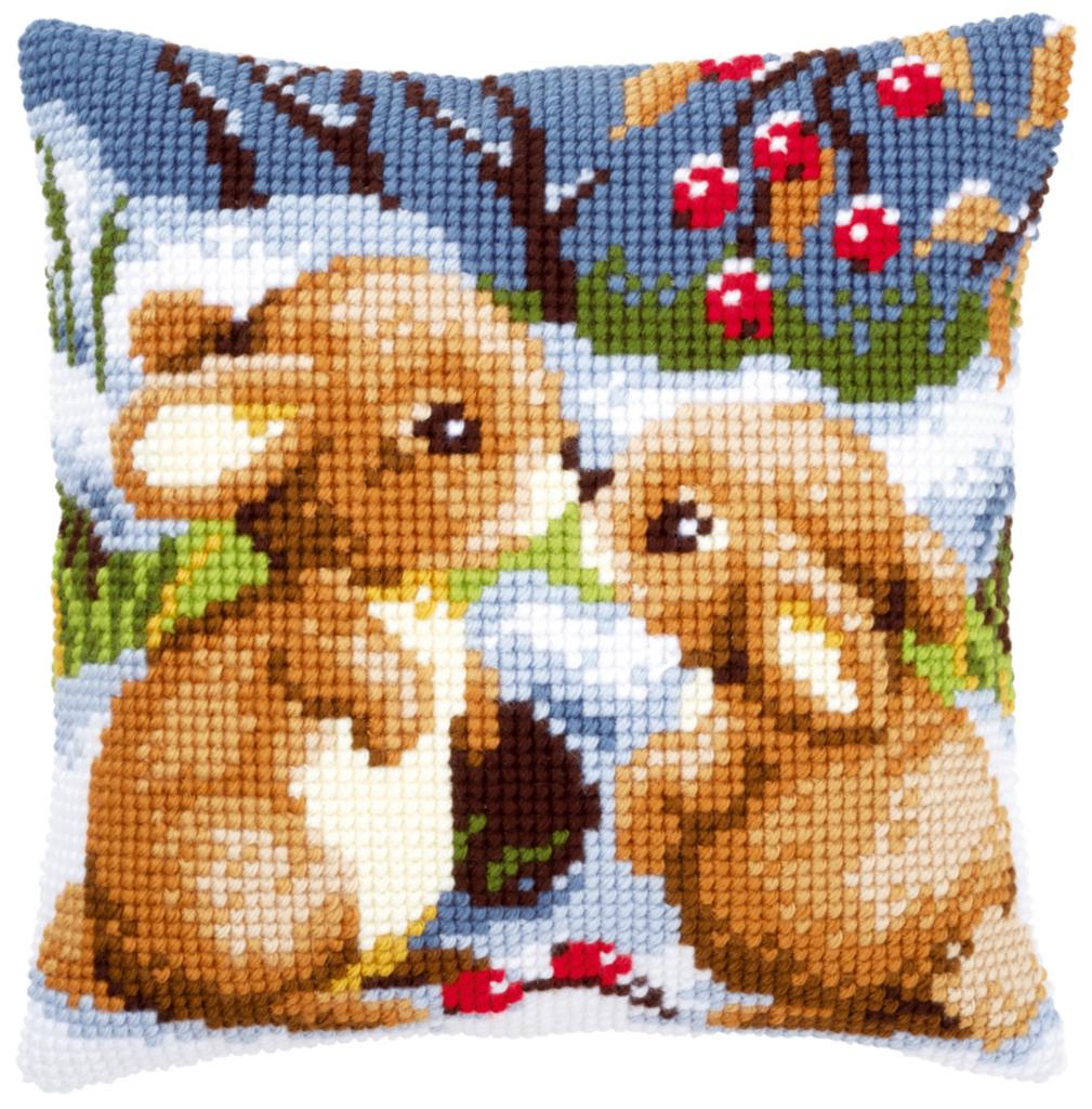 Набор для вышивания крестом (подушка) Vervaco Snow rabbits Снежные кролики PN-0021832
Набор для вышивания крестом (подушка) Vervaco Snow rabbits Снежные кролики PN-0021832