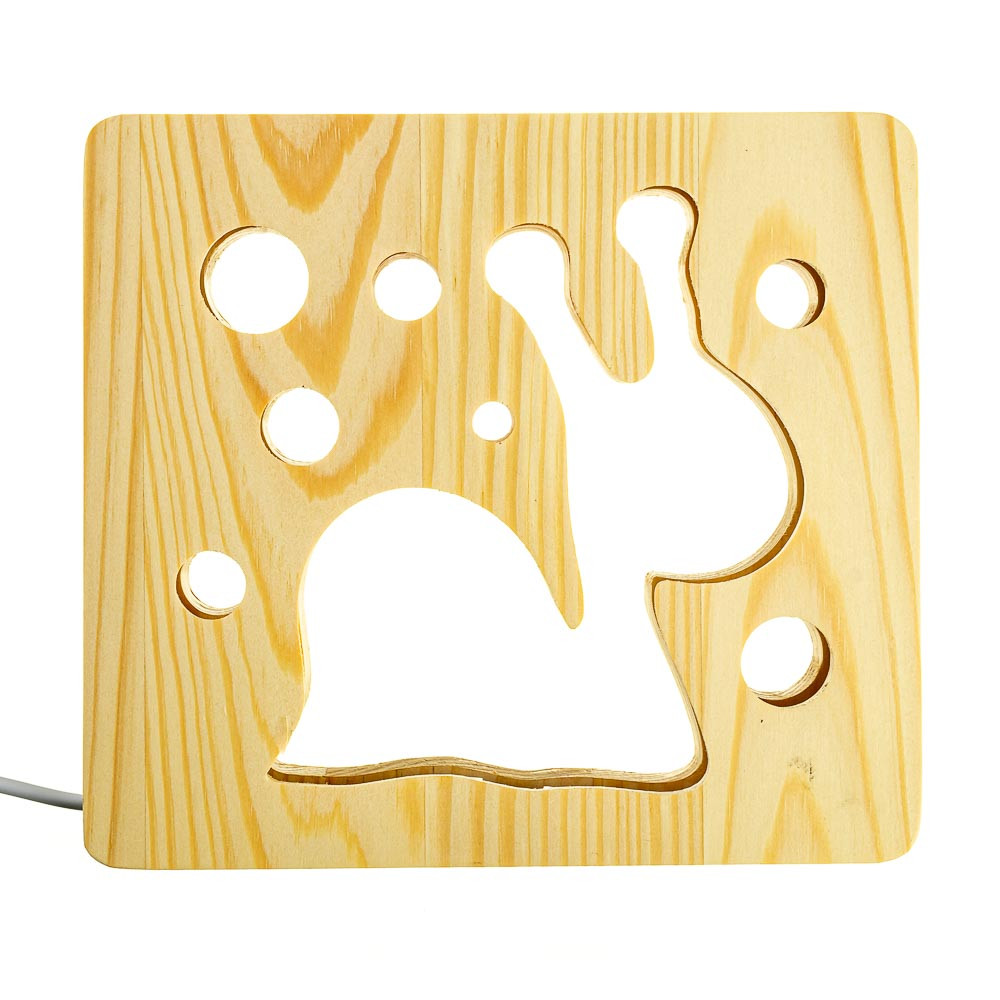 Светильник ночник ArtEco Light из дерева LED "Улитка" с пультом и регулировкой света, цвет теплый белый
Светильник ночник ArtEco Light из дерева LED "Улитка" с пультом и регулировкой света, цвет теплый белый