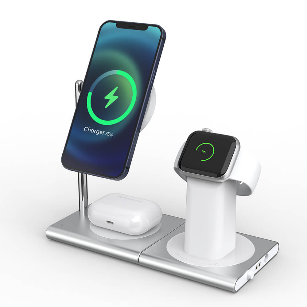 Беспроводная магнитная подставка Z3 для быстрого зарядного устройства для iPhone+Apple Watch+AirPods
Беспроводная магнитная подставка Z3 для быстрого зарядного устройства для iPhone+Apple Watch+AirPods