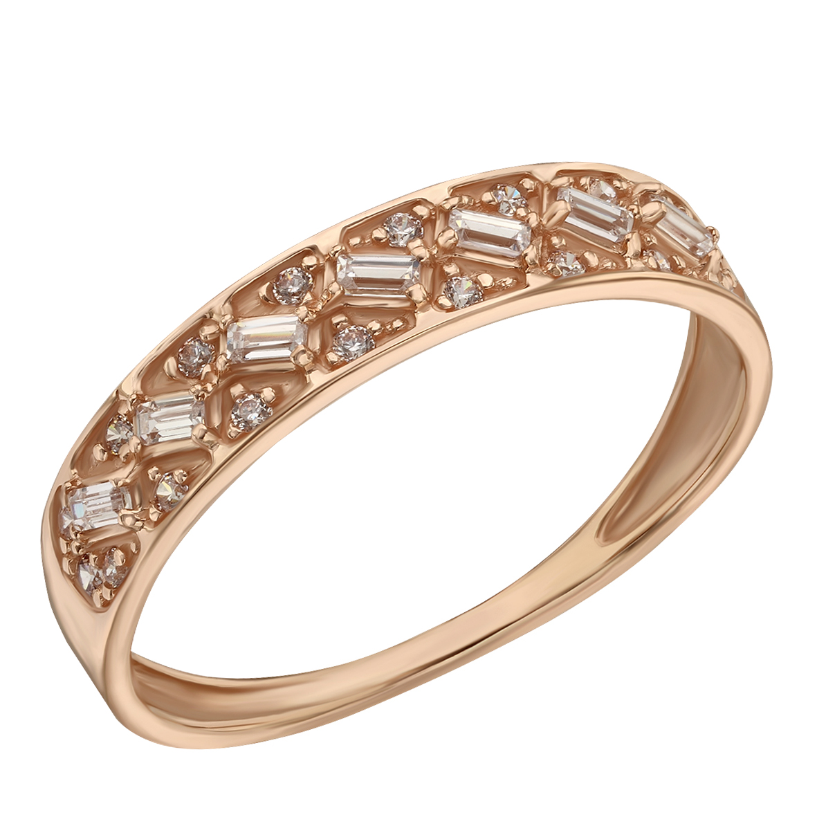 Золотое кольцо со вставками фианитов (циркония) Tango Jewellery Company 380576 размер 16.5
Золотое кольцо со вставками фианитов (циркония) Tango Jewellery Company 380576 размер 16.5