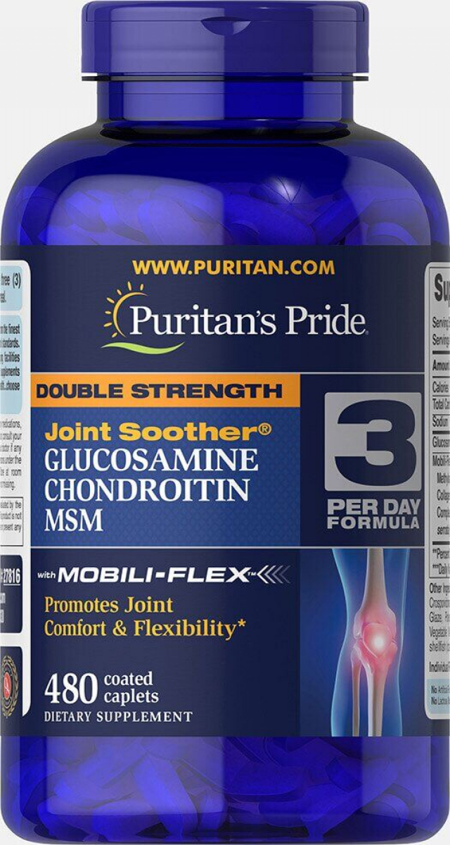 Двойная сила Joint Soother® глюкозамина, хондроитина и MSM, Double Strength Glucosamine, Chondroitin & MSM Joint Soother®, Puritan's Pride, 480 таблеток
Двойная сила Joint Soother® глюкозамина, хондроитина и MSM, Double Strength Glucosamine, Chondroitin & MSM Joint Soother®, Puritan's Pride, 480 таблеток