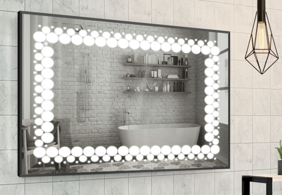 Зеркало в алюминиевой раме c LED подсветкой Smart Mirror сенсорное Marsala-R 90 x 140 см Прямоугольное
Зеркало в алюминиевой раме c LED подсветкой Smart Mirror сенсорное Marsala-R 90 x 140 см Прямоугольное