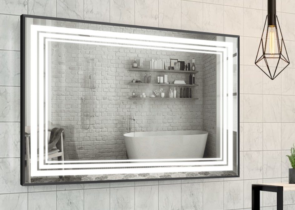 Зеркало в алюминиевой раме c LED подсветкой Smart Mirror сенсорное Roma-R 80 x 120 см Прямоугольное
Зеркало в алюминиевой раме c LED подсветкой Smart Mirror сенсорное Roma-R 80 x 120 см Прямоугольное
