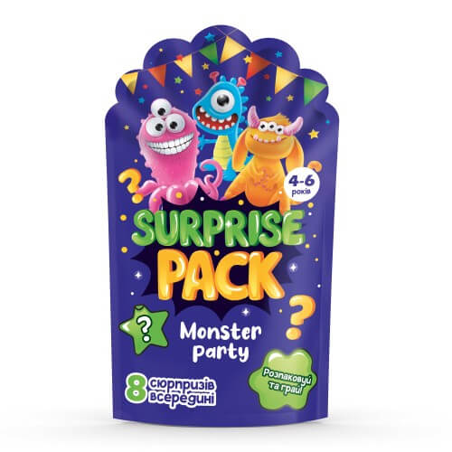 Набор сюрпризов «Surprise pack. Monster party» 35-17 см ТМ Влади Тойс Украина VT8080-03 Vladi Toys (VT8080-03)
Набор сюрпризов «Surprise pack. Monster party» 35-17 см ТМ Влади Тойс Украина VT8080-03 Vladi Toys (VT8080-03)