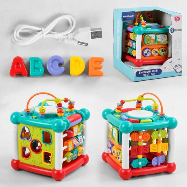 Игровой центр Куб музыкальный, работает от аккумулятора, USB, Bluetooth, лабиринт, сортер, английское озвучивание(9933/БФ-2)
Игровой центр Куб музыкальный, работает от аккумулятора, USB, Bluetooth, лабиринт, сортер, английское озвучивание(9933/БФ-2)
