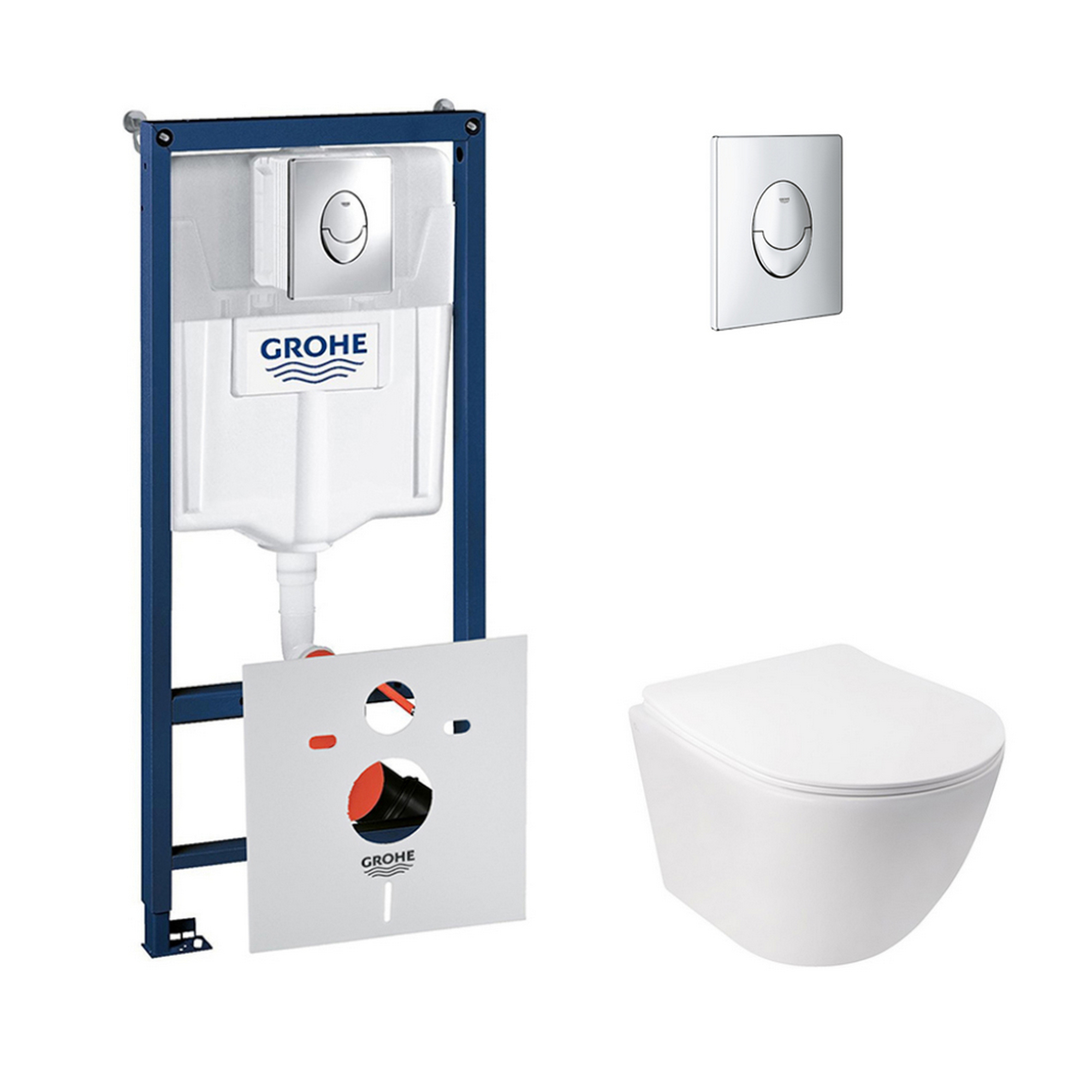 Комплект инсталляции GROHE Rapid SL кнопка хром безободковый унитаз Q-TAP с крышкой микролифт дюропласт 38721001QT07335176W
Комплект инсталляции GROHE Rapid SL кнопка хром безободковый унитаз Q-TAP с крышкой микролифт дюропласт 38721001QT07335176W