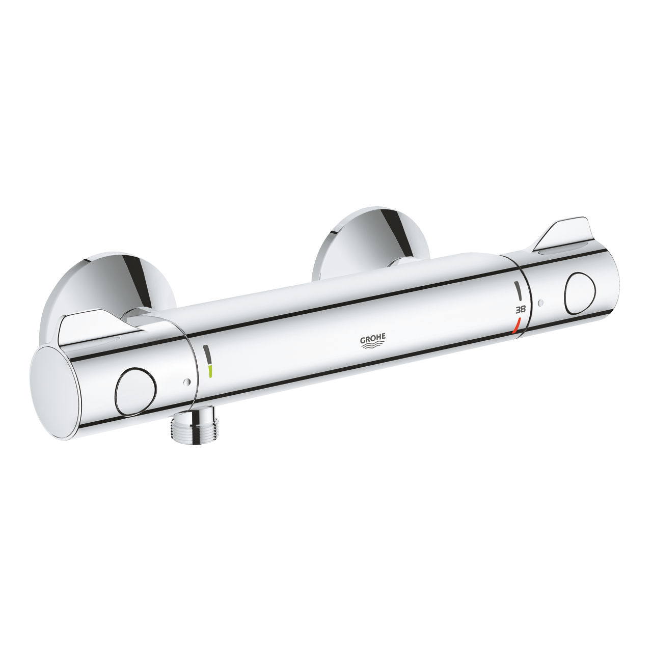 Кран душевой терморегулирующий GROHE Grohtherm хром латунь без душевого набора 34558000
Кран душевой терморегулирующий GROHE Grohtherm хром латунь без душевого набора 34558000
