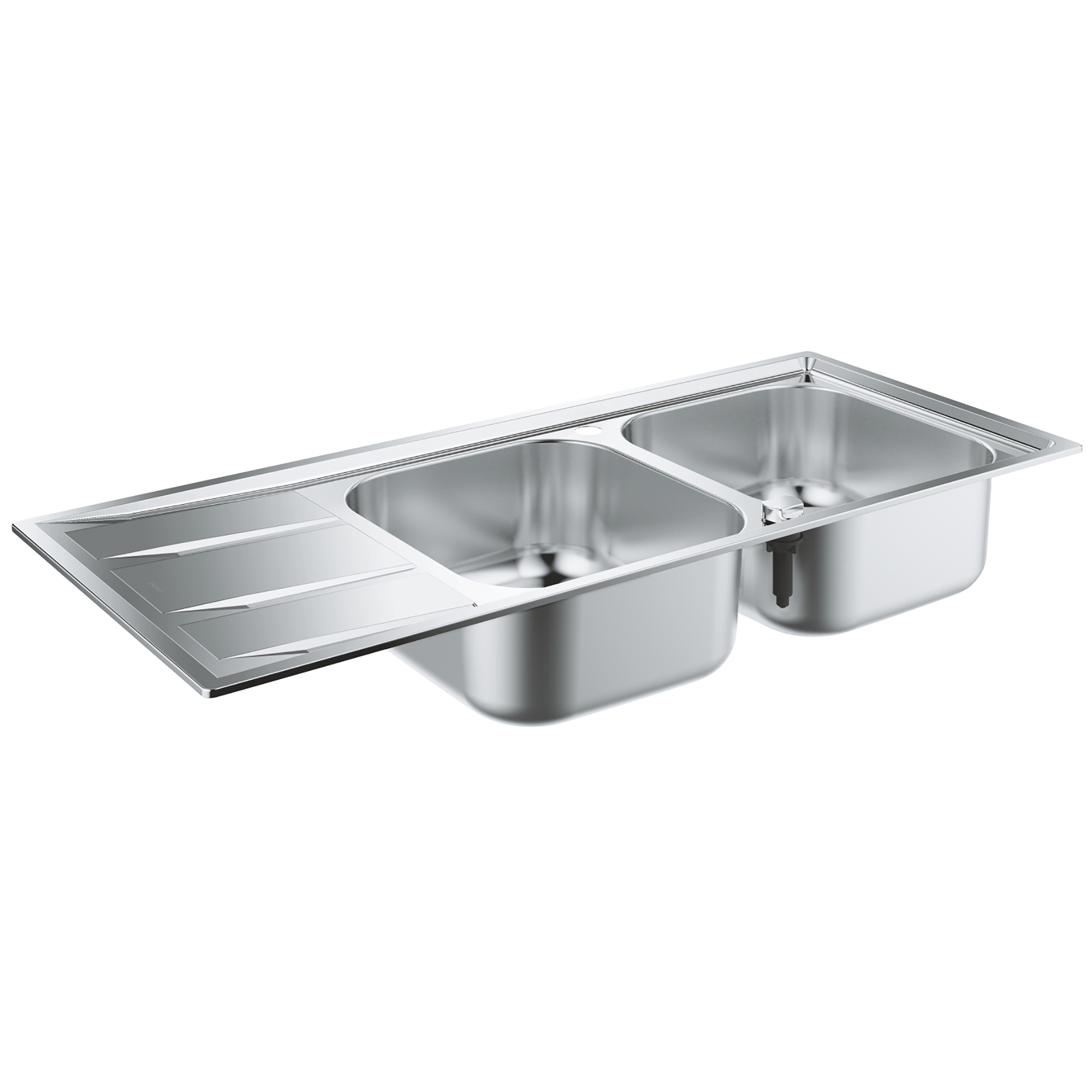 Раковина на кухню нержавейка прямоугольная GROHE 500мм x 1160мм матовая 0.7мм на две чаши с сифоном 31587SD0
Раковина на кухню нержавейка прямоугольная GROHE 500мм x 1160мм матовая 0.7мм на две чаши с сифоном 31587SD0