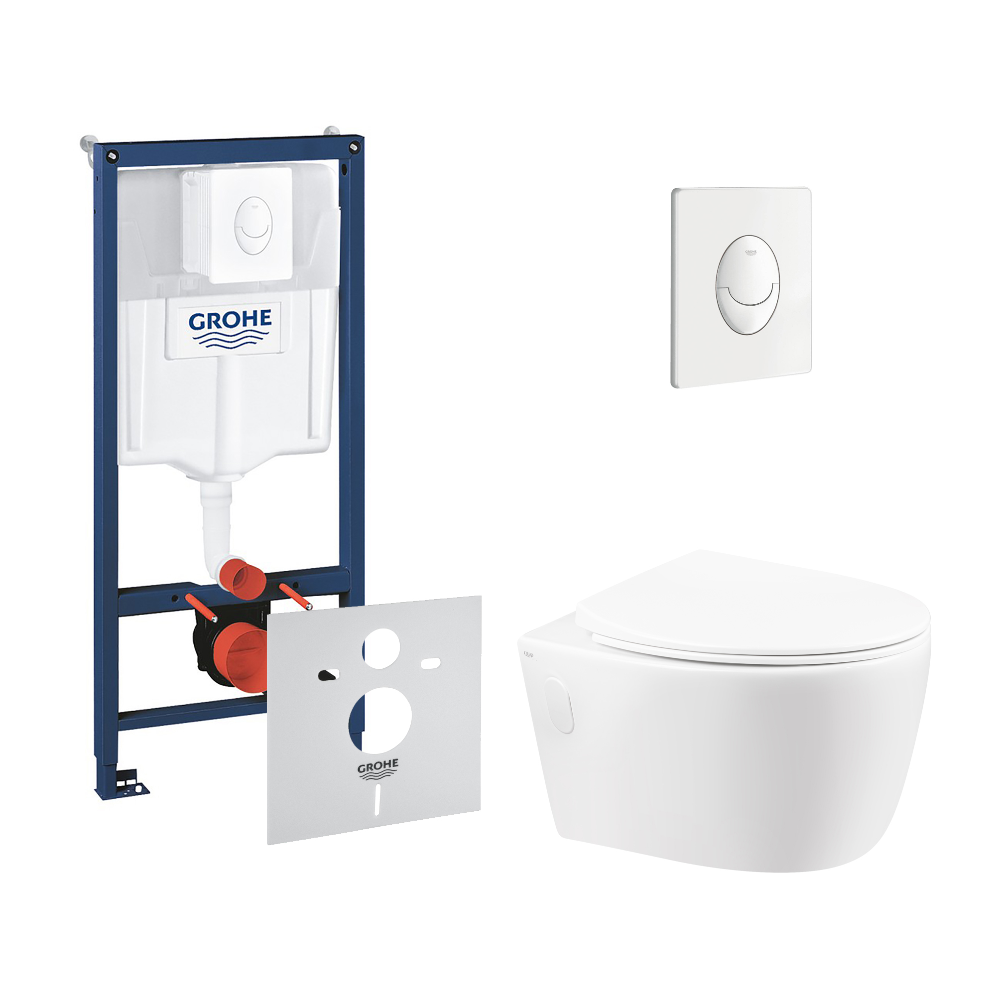 Комплект инсталляции GROHE Rapid SL кнопка белая безободковый унитаз Q-TAP с крышкой микролифт дюропласт 38722001QT11331002ERW
Комплект инсталляции GROHE Rapid SL кнопка белая безободковый унитаз Q-TAP с крышкой микролифт дюропласт 38722001QT11331002ERW