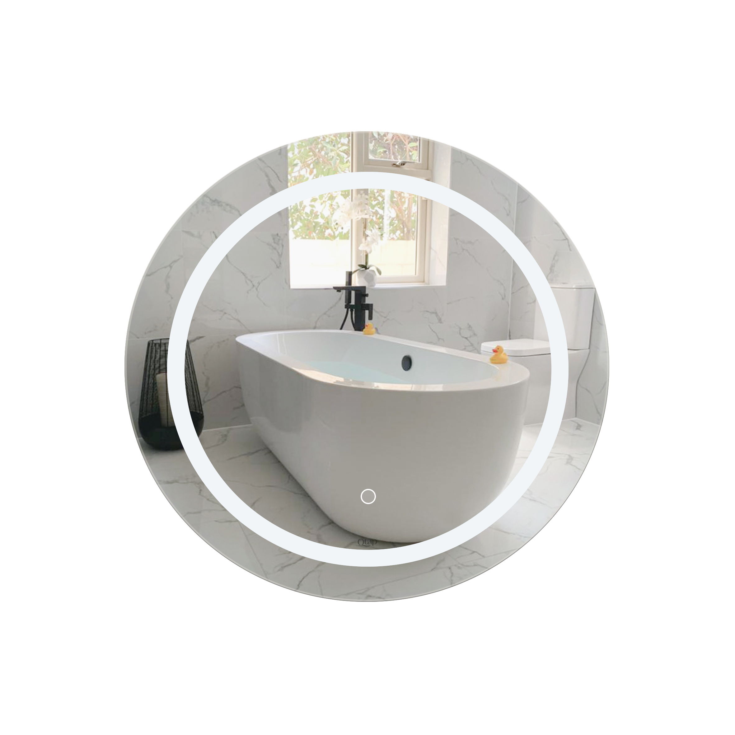 Зеркало круглое для ванны Q-TAP Jay 59x59см c подсветкой сенсорное включение QT0778250359W
Зеркало круглое для ванны Q-TAP Jay 59x59см c подсветкой сенсорное включение QT0778250359W