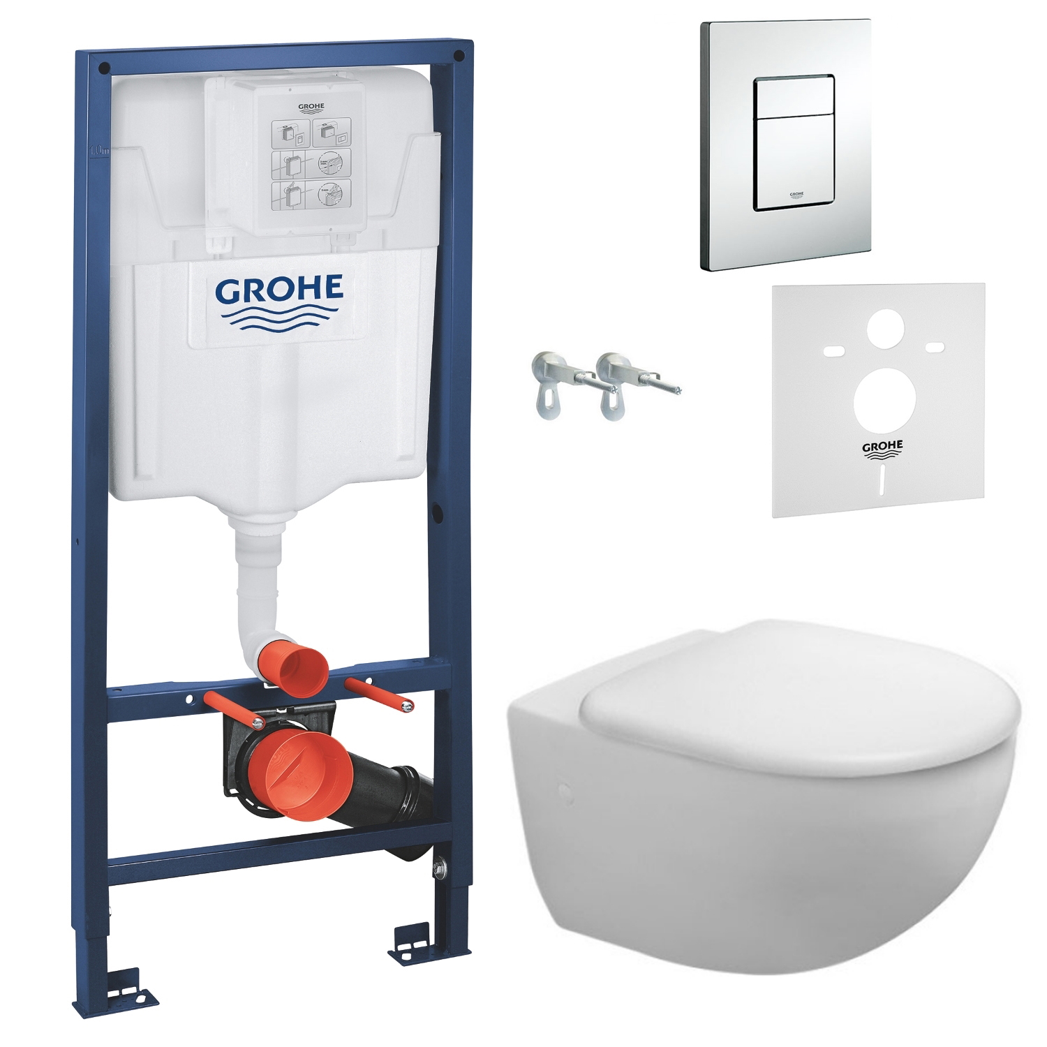 Комплект: ARCHITEC Rimless унитаз подв 57,5см + сид для унитаза, с автомат закрыв + GROHE RAPID SL 3в1 инсталяция +прокладка
Комплект: ARCHITEC Rimless унитаз подв 57,5см + сид для унитаза, с автомат закрыв + GROHE RAPID SL 3в1 инсталяция +прокладка