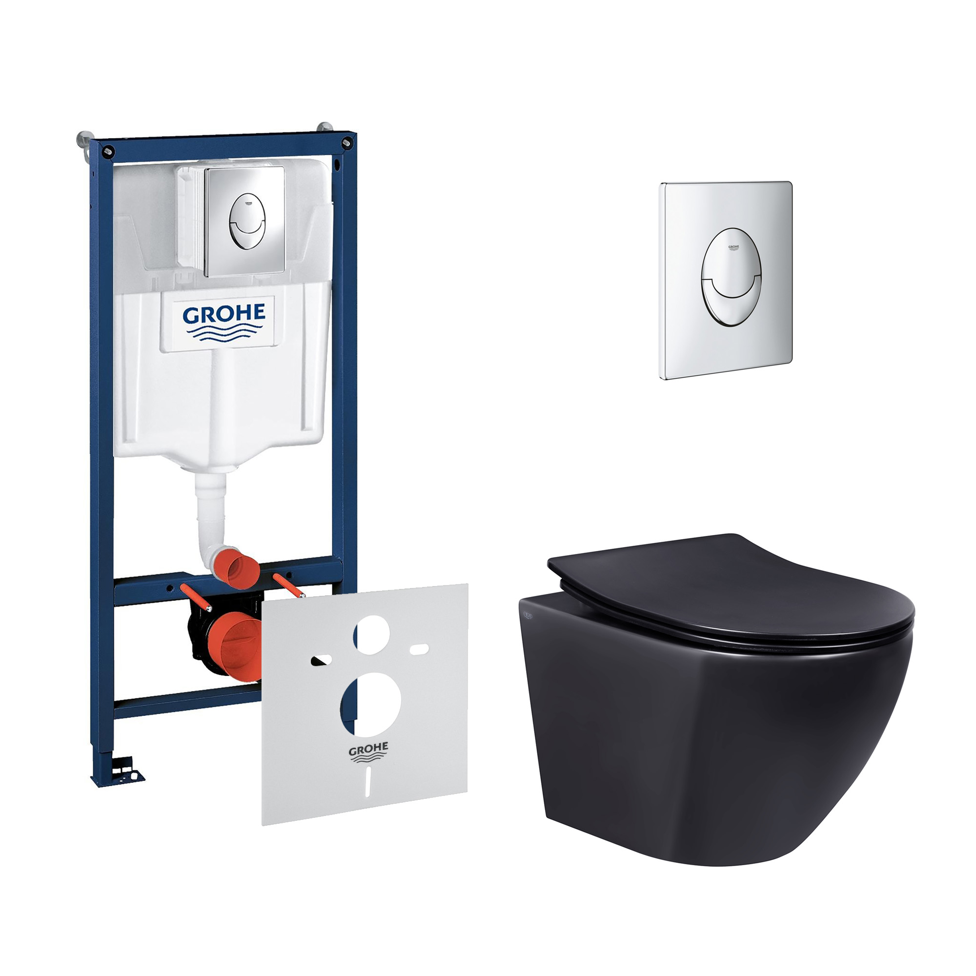 Набор инсталляция 4 в 1 Grohe Rapid SL 38721001 + унитаз с сиденьем Qtap Robin QT1333046ERMB
Набор инсталляция 4 в 1 Grohe Rapid SL 38721001 + унитаз с сиденьем Qtap Robin QT1333046ERMB