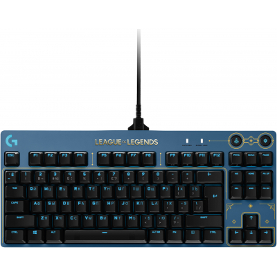 Клавиатура Logitech G PRO Mechanical Keyboard League of Legends Edition (920-010537)
Клавиатура Logitech G PRO Mechanical Keyboard League of Legends Edition (920-010537)
