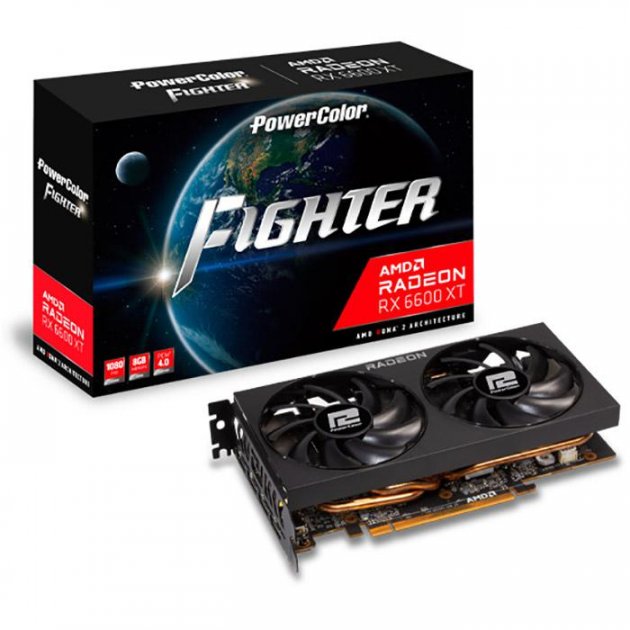 Видеокарта PowerColor AMD RX 6600 XT Radeon Fighter 8Gb (AXRX 6600XT 8GBD6-3DH)
Видеокарта PowerColor AMD RX 6600 XT Radeon Fighter 8Gb (AXRX 6600XT 8GBD6-3DH)