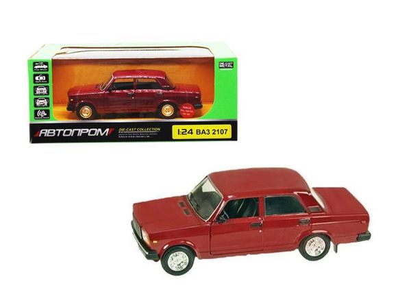 Машина металл 2107 "АВТОПРОМ",1:24 ВАЗ 2107, 3 цвета, батар. свет, звук, откр.двери, капот, багаж, в кор. (6935383021073) Бордовый
Машина металл 2107 "АВТОПРОМ",1:24 ВАЗ 2107, 3 цвета, батар. свет, звук, откр.двери, капот, багаж, в кор. (6935383021073) Бордовый