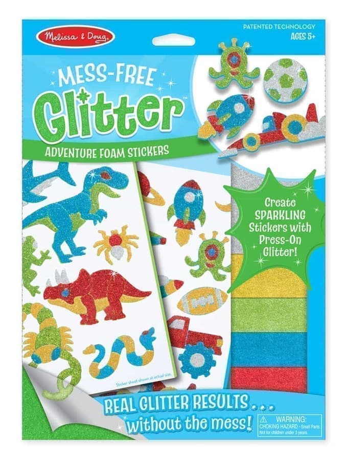 Набор для творчества с блестящими наклейками Приключение Cool Creatures Foam Stickers Melissa & Doug
Набор для творчества с блестящими наклейками Приключение Cool Creatures Foam Stickers Melissa & Doug