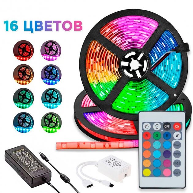 Усиленная Влагозащищенная LED лента Vander premium 5109 с пультом и блоком питания в силиконе на клейком основании Светодиодная гирлянда 5 метров
Усиленная Влагозащищенная LED лента Vander premium 5109 с пультом и блоком питания в силиконе на клейком основании Светодиодная гирлянда 5 метров
