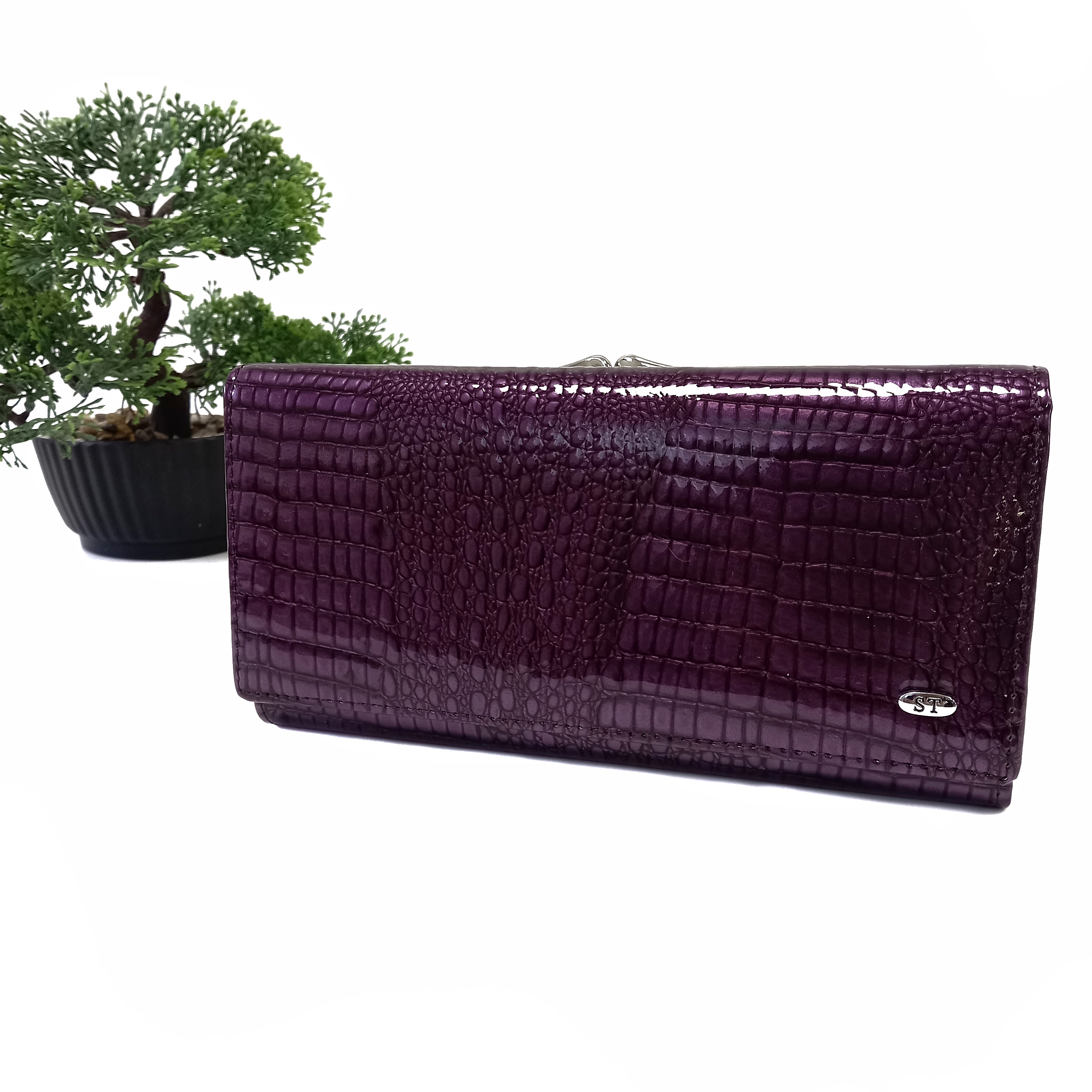 Женский длинный кошелек натуральная кожа ST Leather Accessories фиолетовый S1002 purple
Женский длинный кошелек натуральная кожа ST Leather Accessories фиолетовый S1002 purple