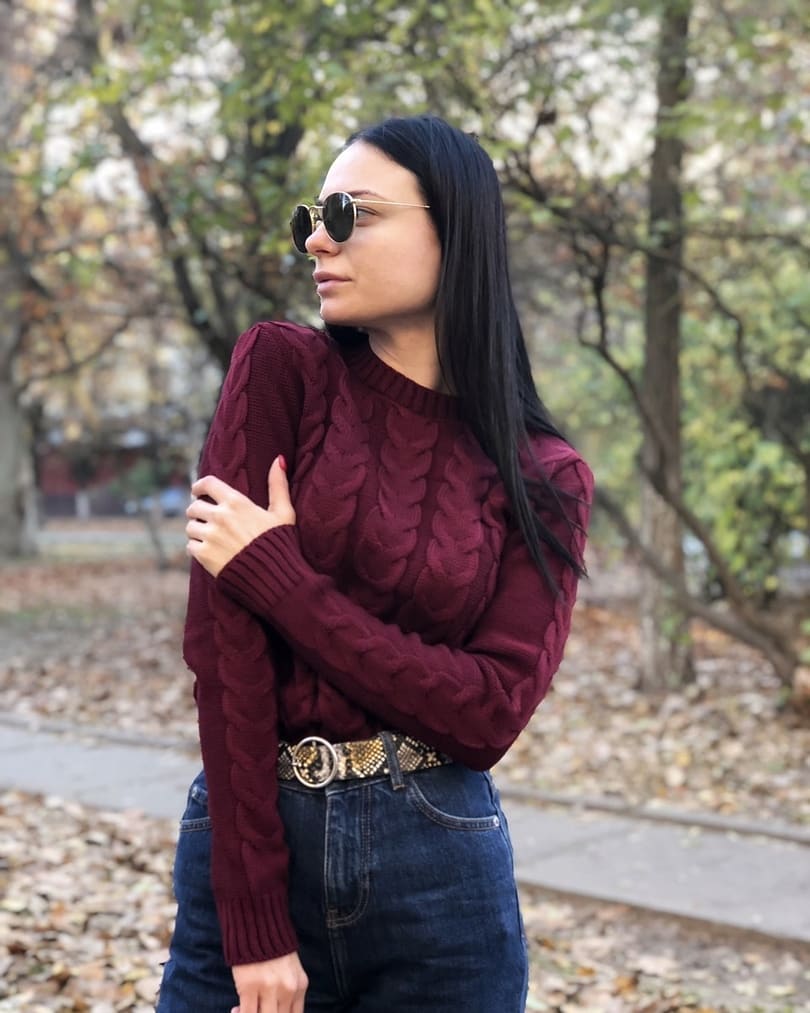Fashions Свитер Женский с косами Жанна Fashions - бордовый (303-нс, Fashions Свитер Женский с косами Жанна Fashions 42-46 бордовый (303-нс)
Fashions Свитер Женский с косами Жанна Fashions - бордовый (303-нс, Fashions Свитер Женский с косами Жанна Fashions 42-46 бордовый (303-нс)