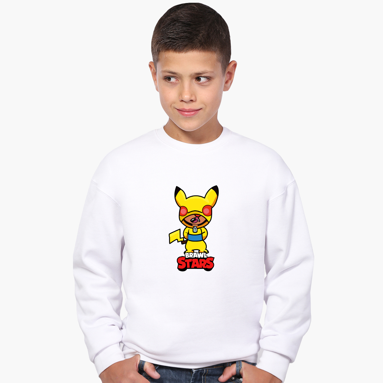 Свитшот для мальчиков Бравл Старс Леон Пикачу (Brawl Stars Leon Pikachu) (9509-2601-4) 158-164 см Белый
Свитшот для мальчиков Бравл Старс Леон Пикачу (Brawl Stars Leon Pikachu) (9509-2601-4) 158-164 см Белый