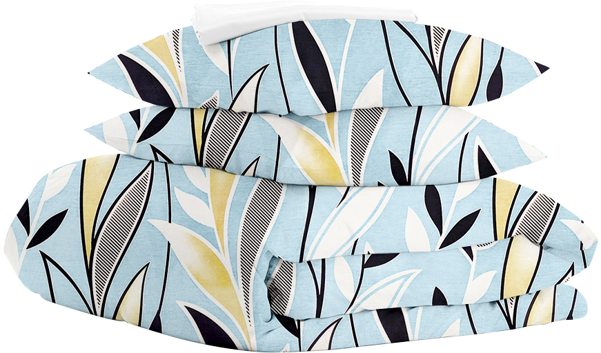 Комплект двуспального постельного белья Cosas на резинке Seaweed Blue White 180x220 см
Комплект двуспального постельного белья Cosas на резинке Seaweed Blue White 180x220 см