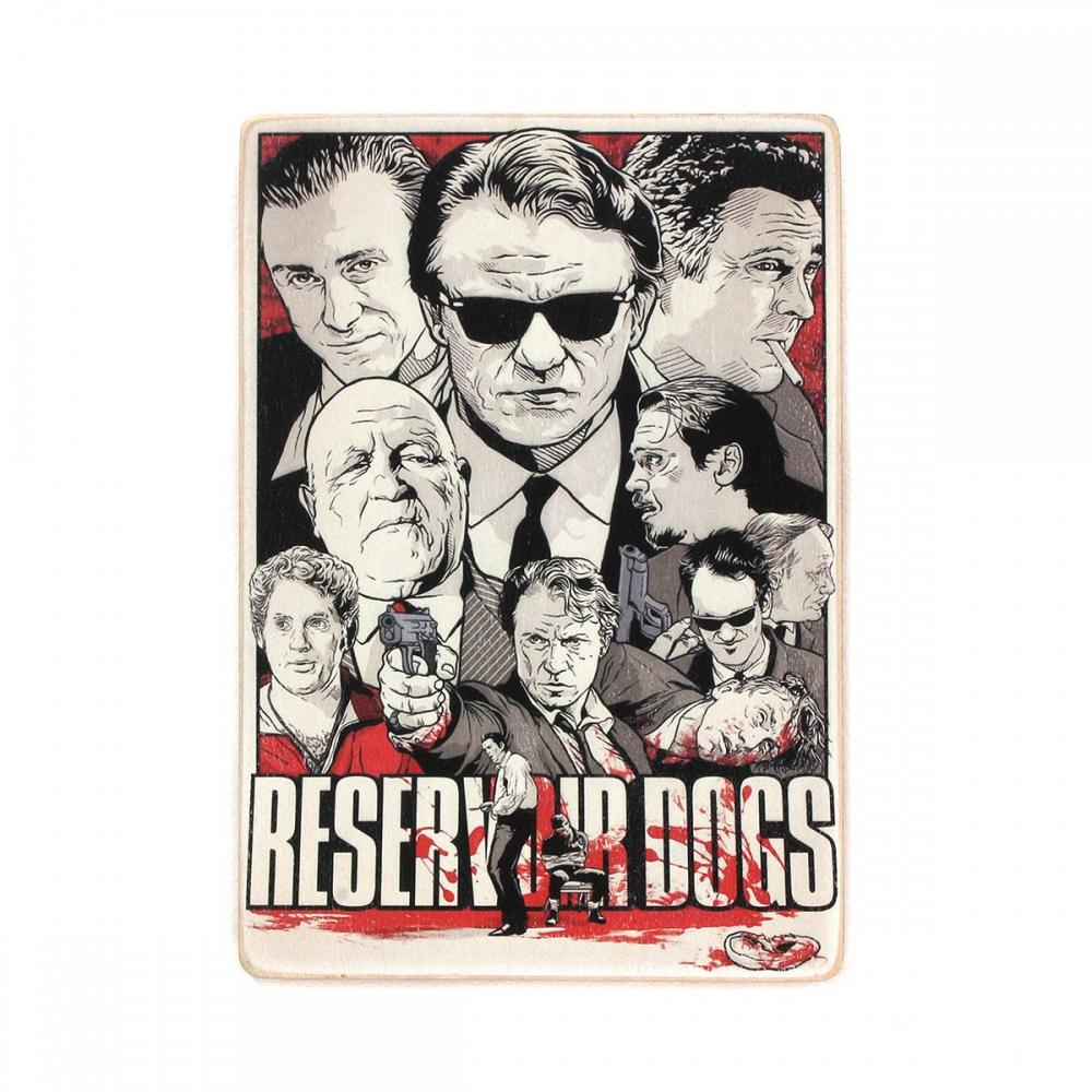 Деревянный постер Фильмы и сериалы Reservoir Dogs. Бешеные псы. Все герои. Арт А1
Деревянный постер Фильмы и сериалы Reservoir Dogs. Бешеные псы. Все герои. Арт А1