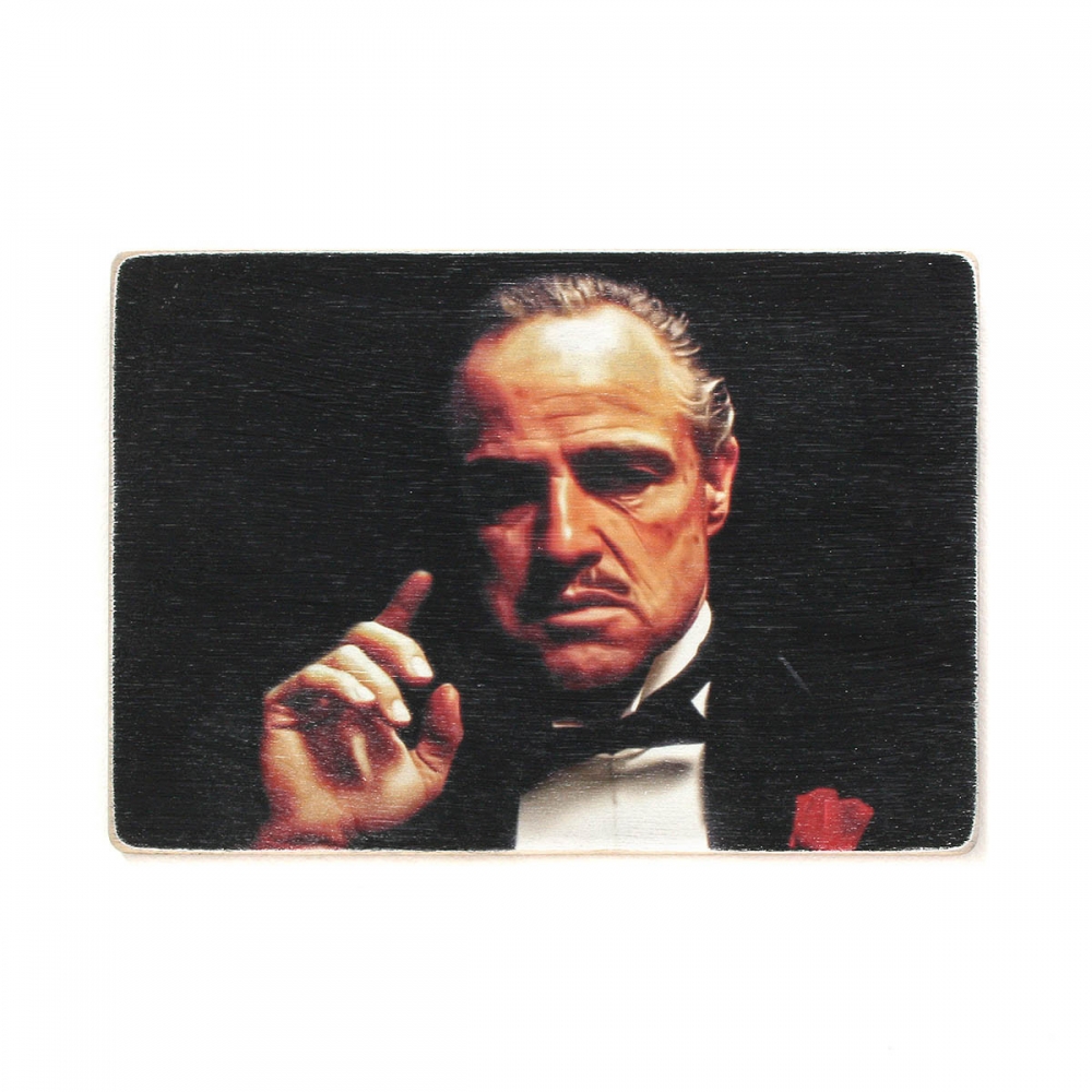 Деревянный постер Фильмы и сериалы The Godfather. Крестный отец. Дон Вито Корлеоне. Портрет А2
Деревянный постер Фильмы и сериалы The Godfather. Крестный отец. Дон Вито Корлеоне. Портрет А2