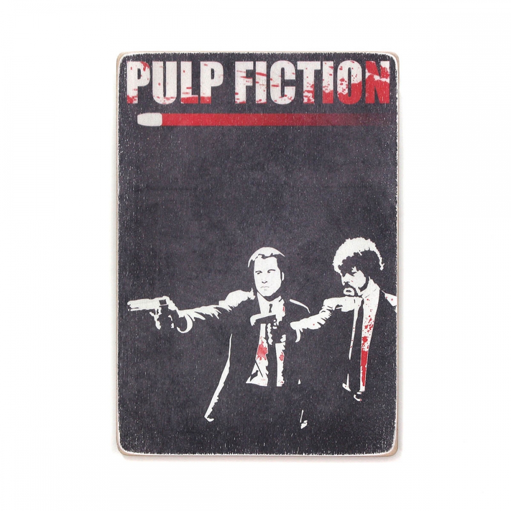 Деревянный постер Фильмы и сериалы Pulp Fiction. Криминальное чтиво. Винсент и Джулс. Арт А2
Деревянный постер Фильмы и сериалы Pulp Fiction. Криминальное чтиво. Винсент и Джулс. Арт А2
