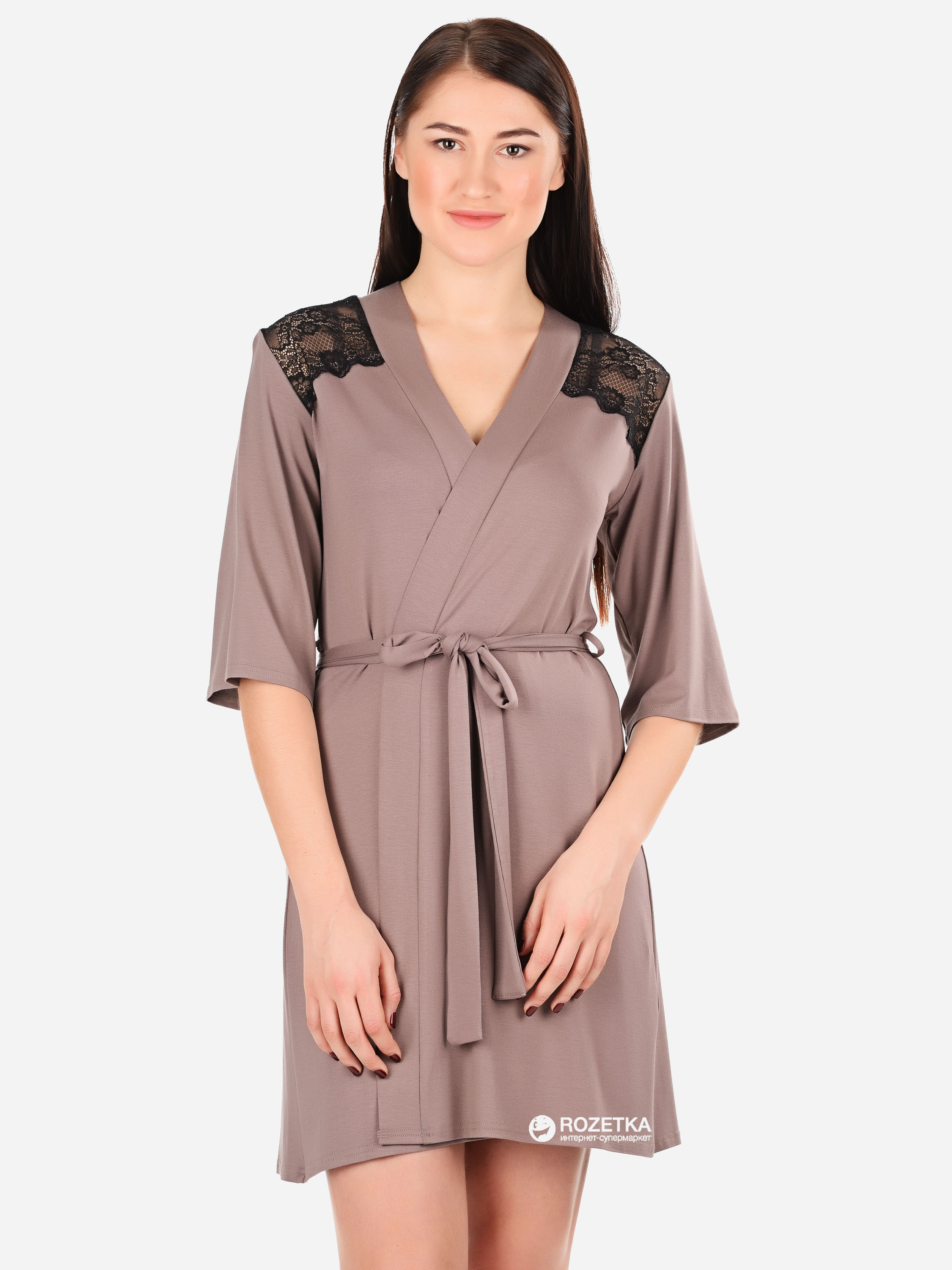 Халат Violet Delux Х-М-27 Мокко с черным кружевом, Халат Violet Delux Х-М-27 L Мокко с черным кружевом
Халат Violet Delux Х-М-27 Мокко с черным кружевом, Халат Violet Delux Х-М-27 L Мокко с черным кружевом