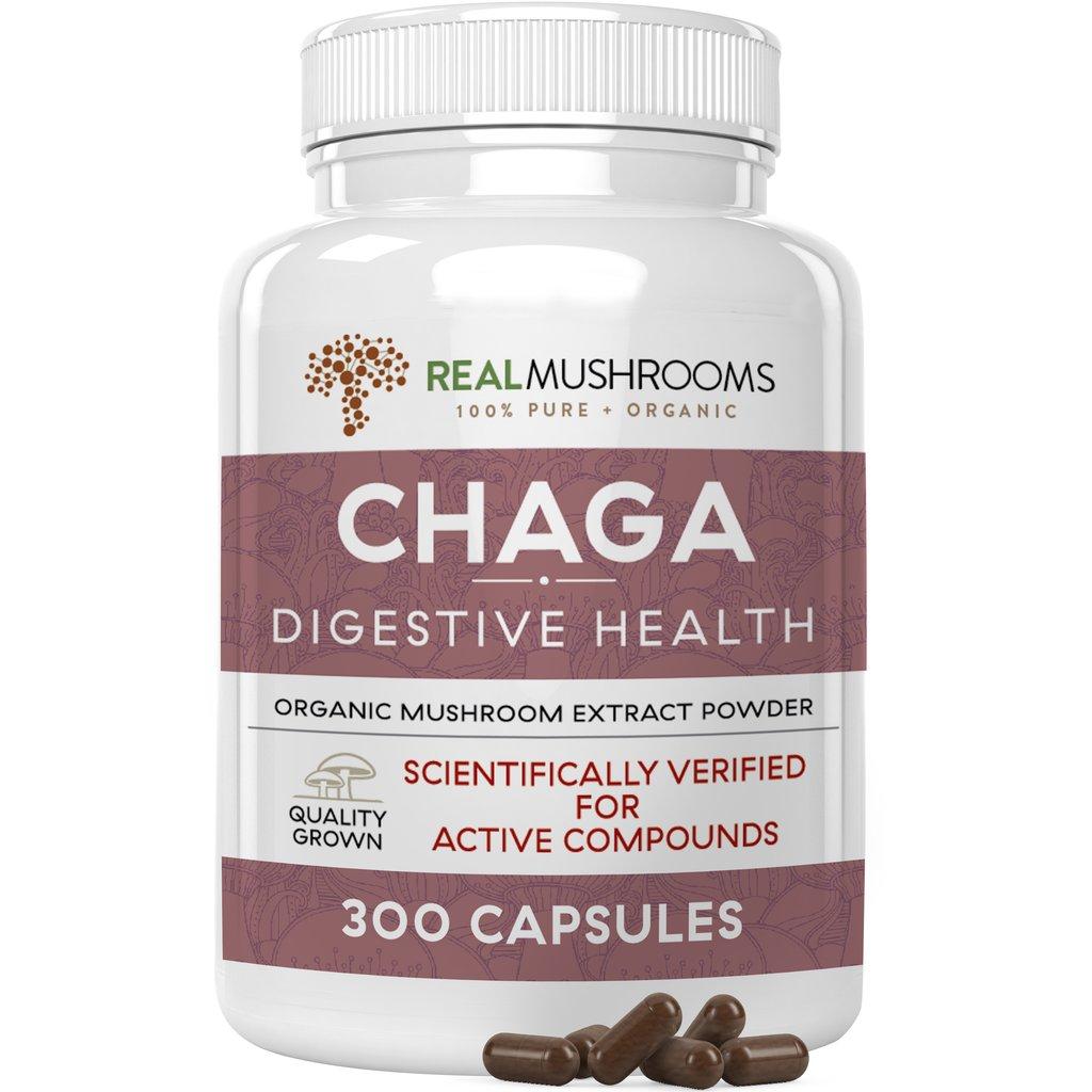 БАД Грибы с экстрактом чаги для поддержки иммунитета и пищеварения Real Mushrooms Chaga 300 капсул
БАД Грибы с экстрактом чаги для поддержки иммунитета и пищеварения Real Mushrooms Chaga 300 капсул
