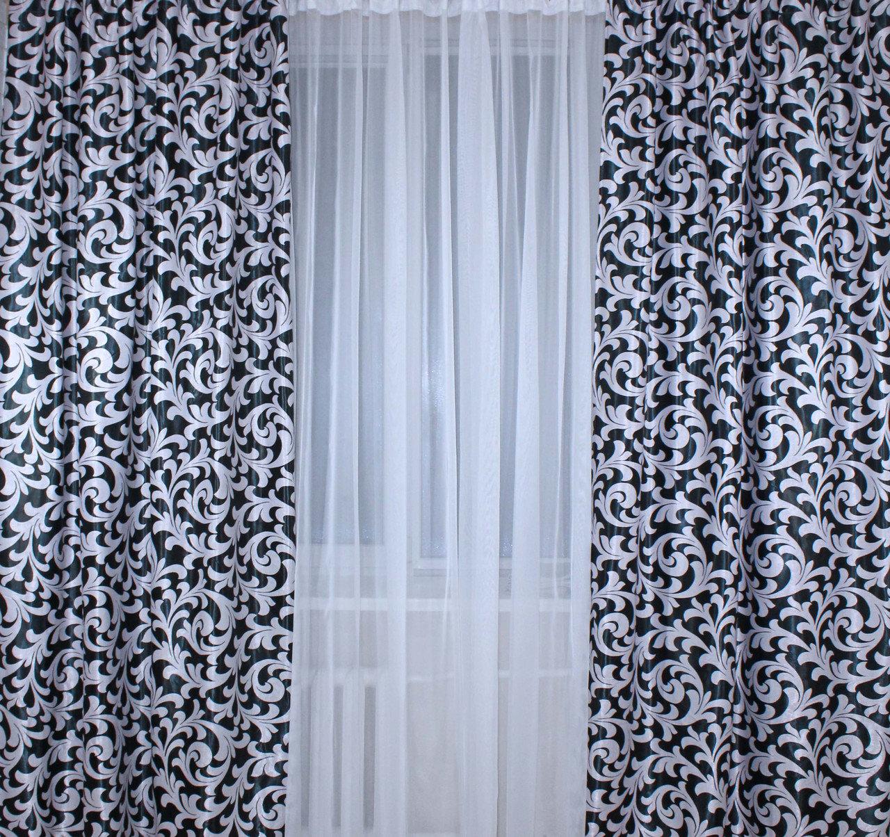 Комплект штор Chtextil блэкаут, двусторонний. Цвет черный с серебристым Шириной по 2м.
Комплект штор Chtextil блэкаут, двусторонний. Цвет черный с серебристым Шириной по 2м.