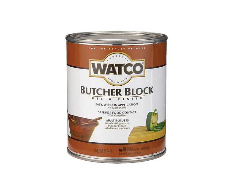 Масло интерьерное WATCO BUTCHER BLOCK для разделочных досок и столешниц 0,473л
Масло интерьерное WATCO BUTCHER BLOCK для разделочных досок и столешниц 0,473л