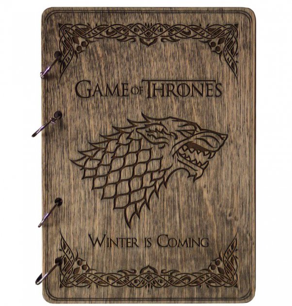 Блокнот с деревянной обложкой Amberwood "Game of thrones. Winter is coming" A5 100 листов Палисандр
Блокнот с деревянной обложкой Amberwood "Game of thrones. Winter is coming" A5 100 листов Палисандр