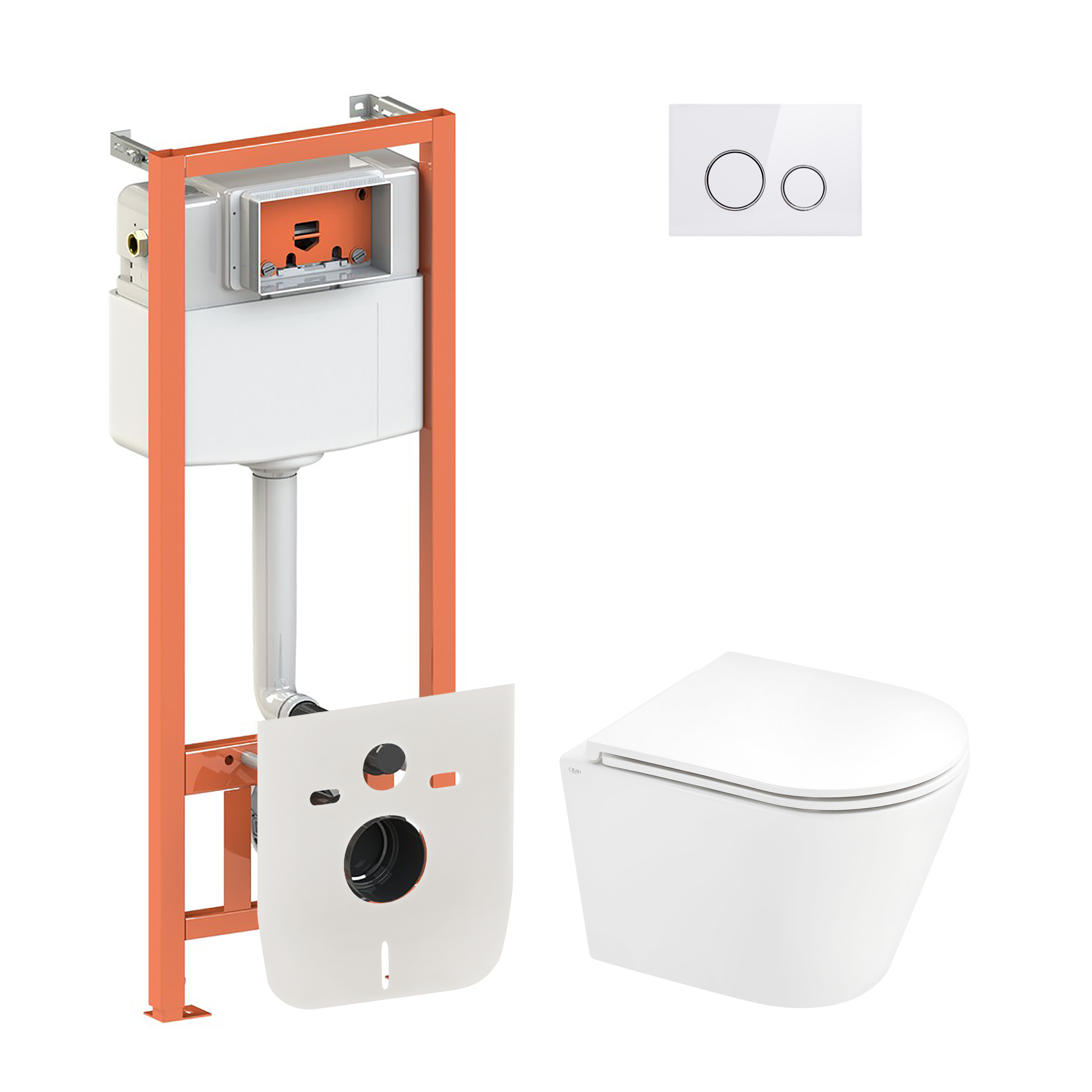 Набор Qtap инсталляция 4 в 1 с панелью смыва Nest (QT0133M425 + QT0111M11V1114W) + унитаз с сиденьем Scorpio QT1433053ERW
Набор Qtap инсталляция 4 в 1 с панелью смыва Nest (QT0133M425 + QT0111M11V1114W) + унитаз с сиденьем Scorpio QT1433053ERW