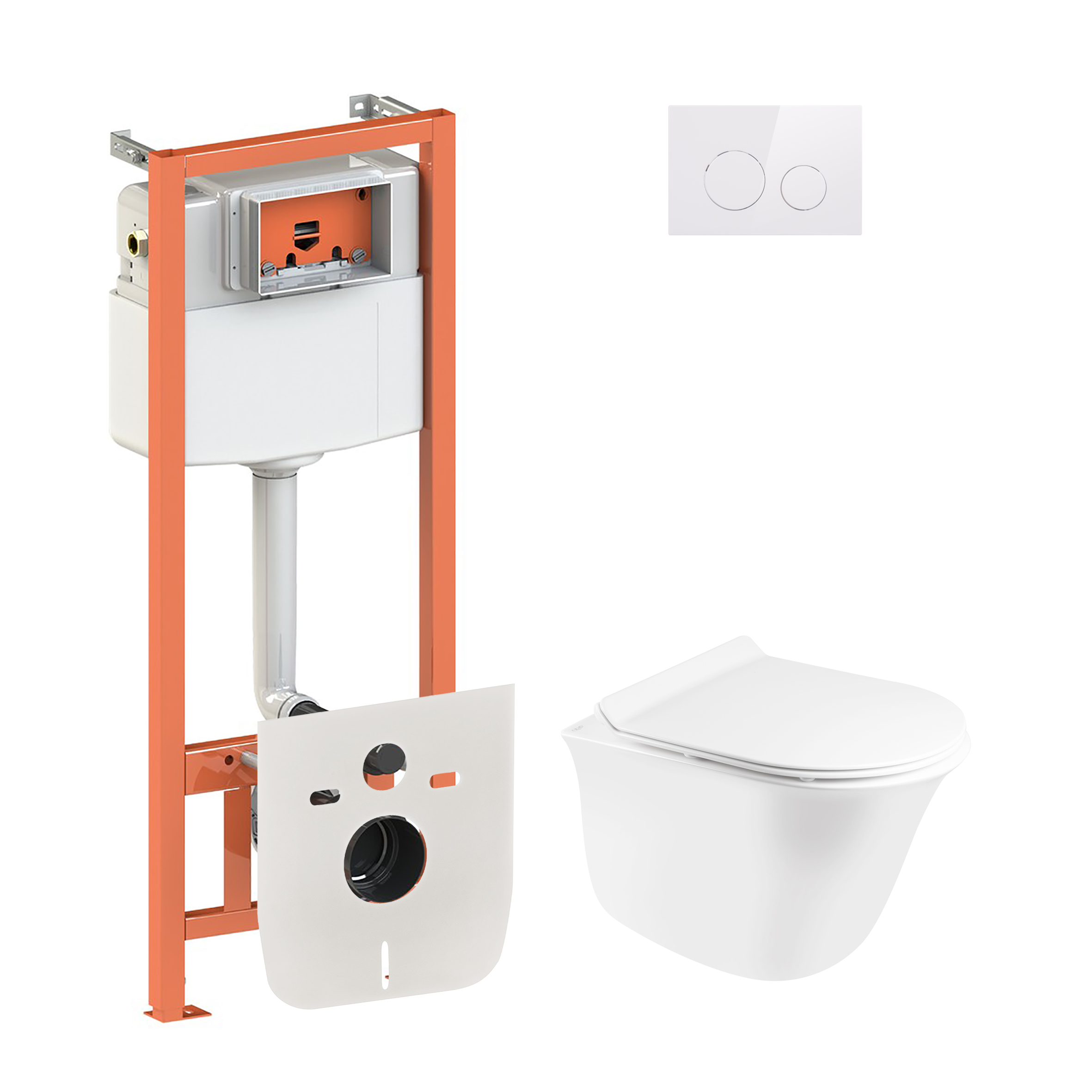 Набор Qtap инсталляция 4 в 1 с панелью смыва Nest (QT0133M425 + QT0111M11110W) + унитаз с сиденьем Virgo QT1833051ERW
Набор Qtap инсталляция 4 в 1 с панелью смыва Nest (QT0133M425 + QT0111M11110W) + унитаз с сиденьем Virgo QT1833051ERW
