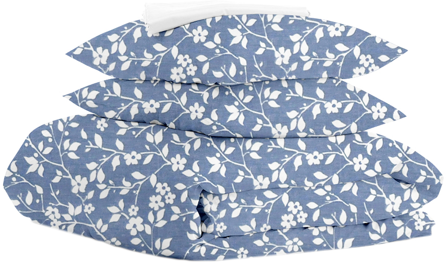 Комплект постельного белья Евро Cosas на резинке Flowers White Blue White 200 х 220 см
Комплект постельного белья Евро Cosas на резинке Flowers White Blue White 200 х 220 см
