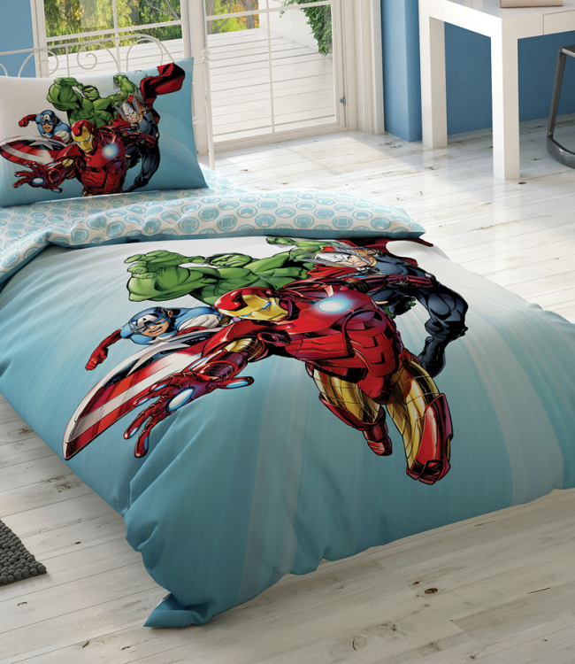 Комплект постельного белья Tac Disney DH Avengers Heroes полуторный ранфорс арт.TAC60259517
Комплект постельного белья Tac Disney DH Avengers Heroes полуторный ранфорс арт.TAC60259517