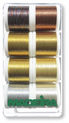 Набор металлизированных ниток Madeira Metallic Brilliant (8х200м) Madeira 8009
Набор металлизированных ниток Madeira Metallic Brilliant (8х200м) Madeira 8009
