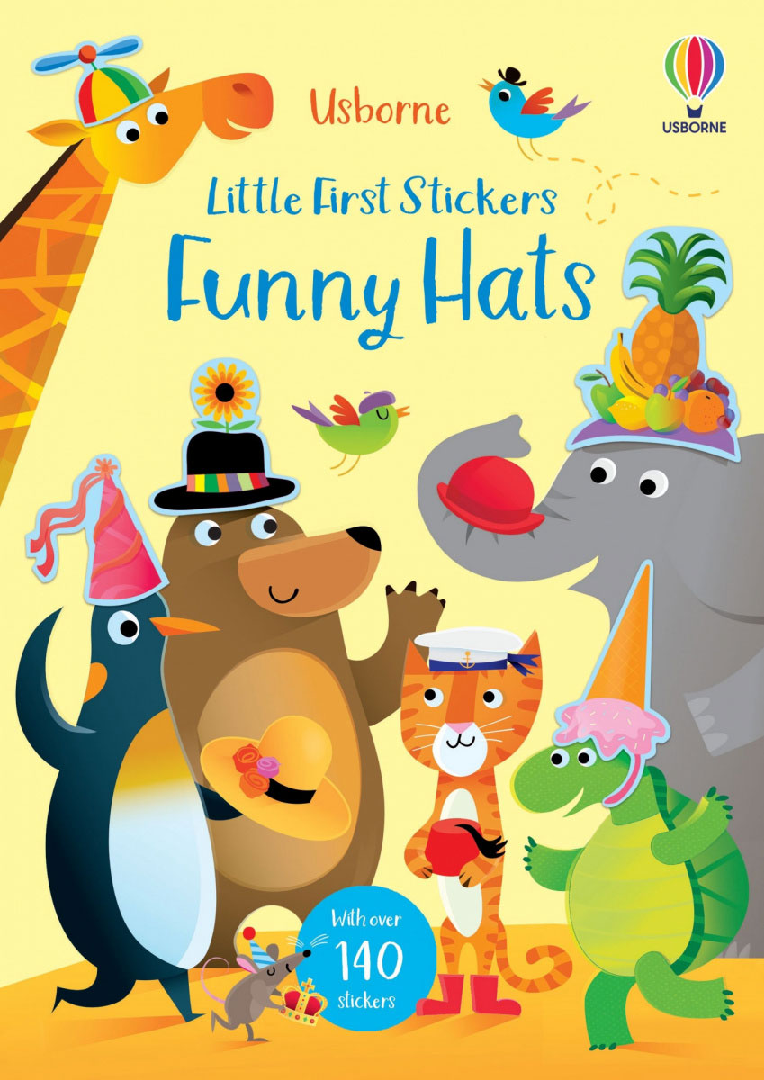 Книга с наклейками Usborne Усборн Little First Stickers Funny Hats, англ. язык (9781474986540)
Книга с наклейками Usborne Усборн Little First Stickers Funny Hats, англ. язык (9781474986540)