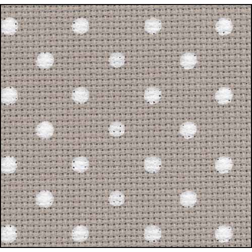 Тканина для вишивання Zweigart Аїда 20 Petit Point бежевий в білий горошок (7878/3189)
Тканина для вишивання Zweigart Аїда 20 Petit Point бежевий в білий горошок (7878/3189)