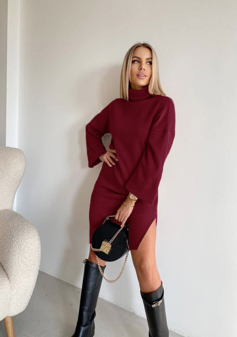 Стильное платье-гольф Fashion Girl "Katrin" - бордовый, Стильное платье-гольф Fashion Girl "Katrin" 42-44 бордовый
Стильное платье-гольф Fashion Girl "Katrin" - бордовый, Стильное платье-гольф Fashion Girl "Katrin" 42-44 бордовый