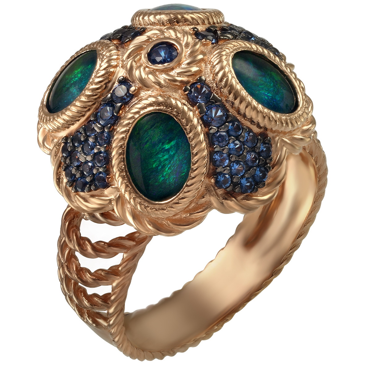 Золотое кольцо с опалами и нанокристаллами Tango Jewellery Company 3723736 размер 18.5
Золотое кольцо с опалами и нанокристаллами Tango Jewellery Company 3723736 размер 18.5